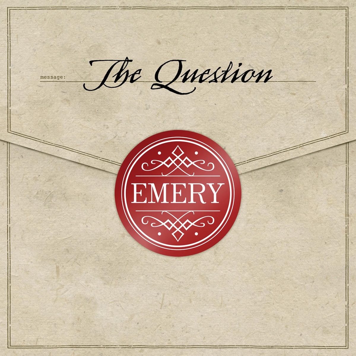'. Written in a large, cursive script-like font in black is the album title.