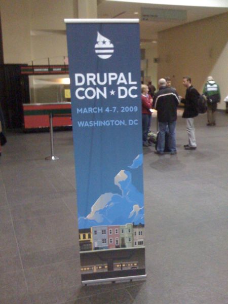 DrupalCon DC Lobby Poster