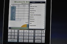 Apple iPad Spreadsheet Editing